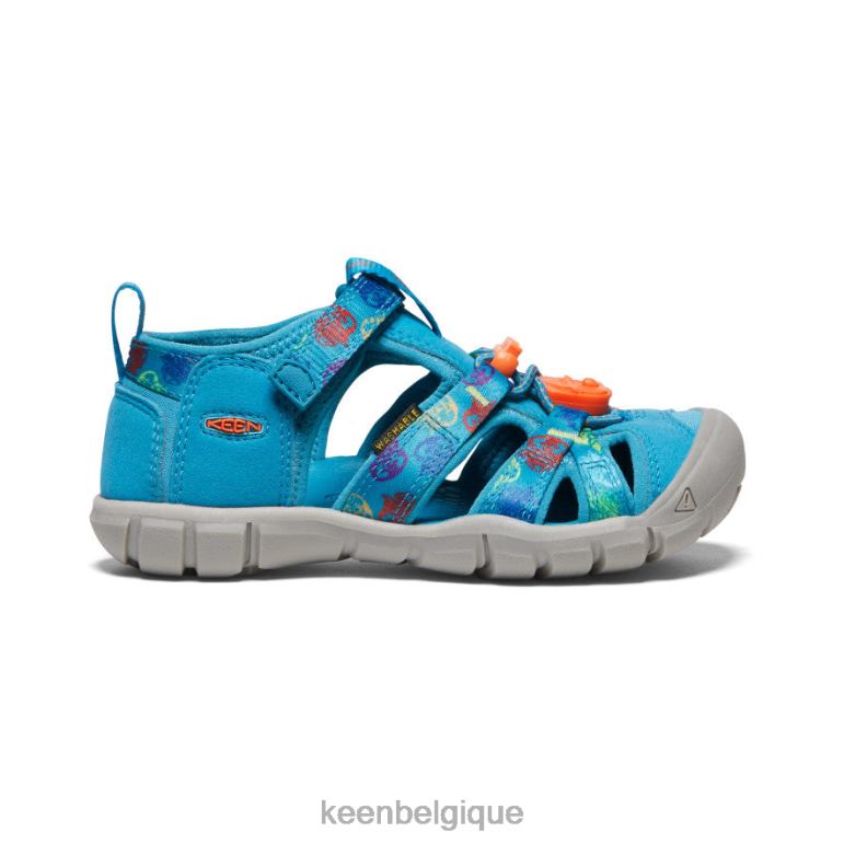 KEEN Seacamp II CNX x Smokey Bear petits enfants ours fumé/bleu fjord chaussure 80R62858