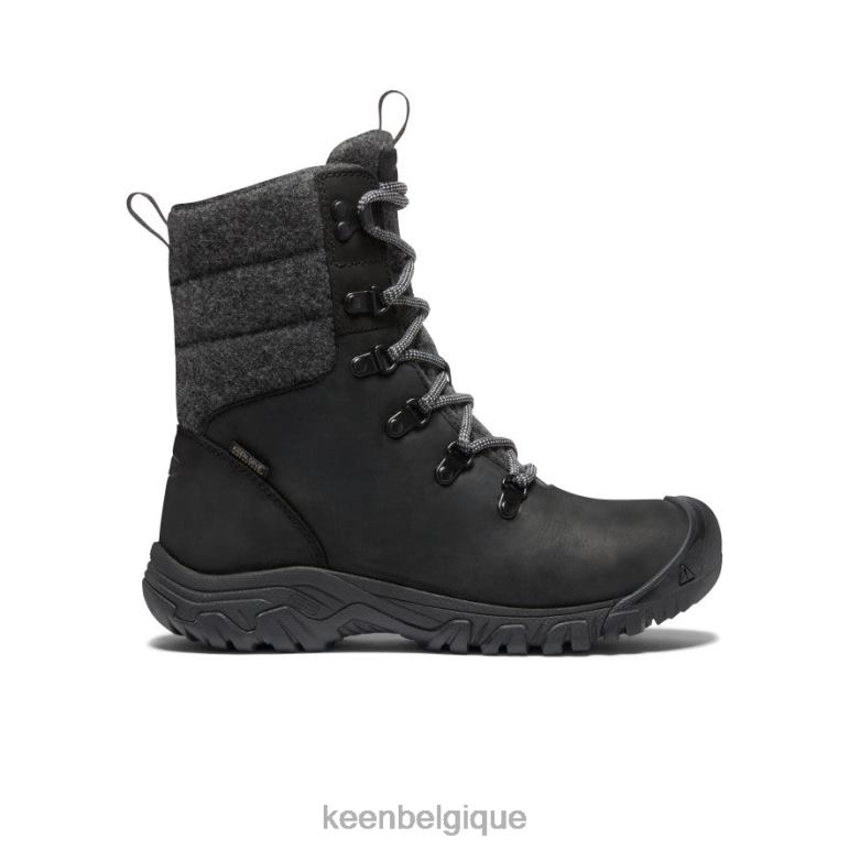 KEEN botte imperméable Greta femmes noir/laine noire chaussure 80R62691
